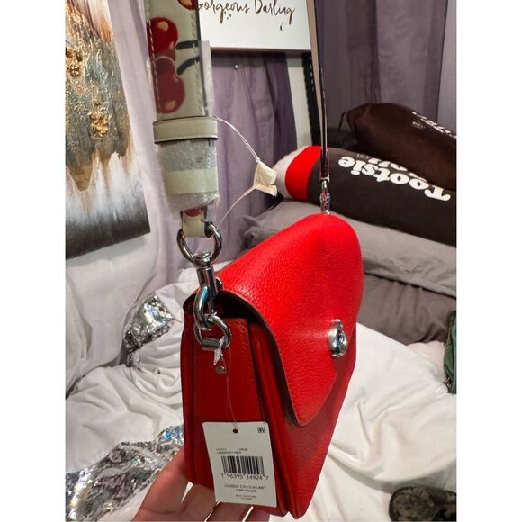 COACH | cassie cherry nwt red crossbody/shoulder bag/purse pocketbook handbag - Picture 9 of 16